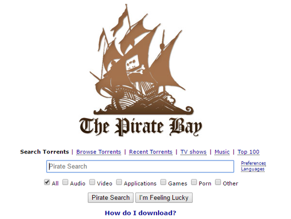 The Pirate Bay ist quasi das Google für die Suche nach Filmen, Musik und Software.