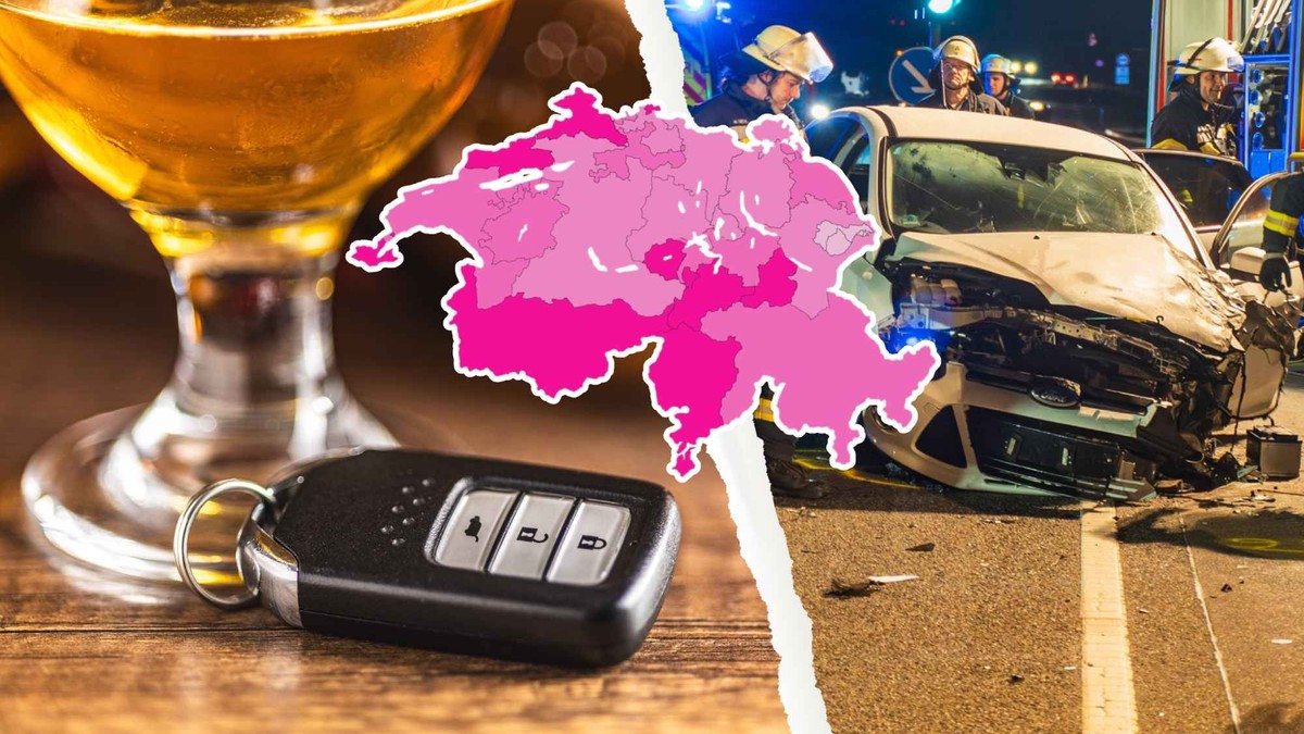 Voici où l'alcool au volant fait le plus de morts en Suisse.