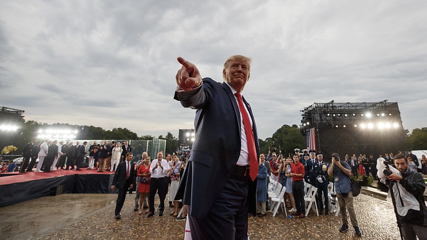 Forderte Politikerinnen der oppositionellen Demokraten zur Rückkehr in die Herkunftsländer ihrer Familien auf: US-Präsident Donald Trump. (Archivbild)