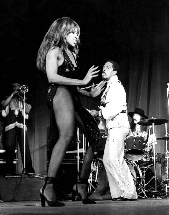 Nur auf der Bühne war alles gut: Tina Turner bei einem Auftritt mit Ike 1973.