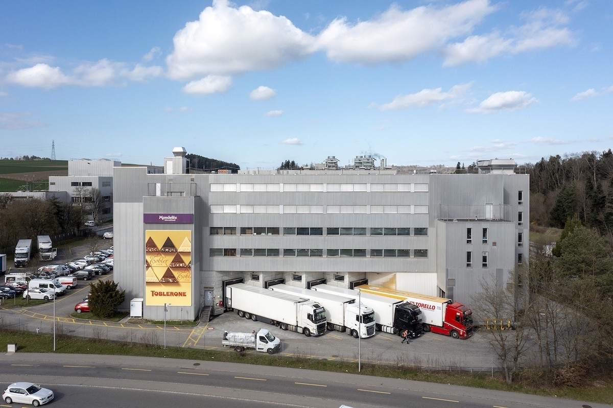 Die Mondelez-Produktionsstätte in Bern-Brünnen.