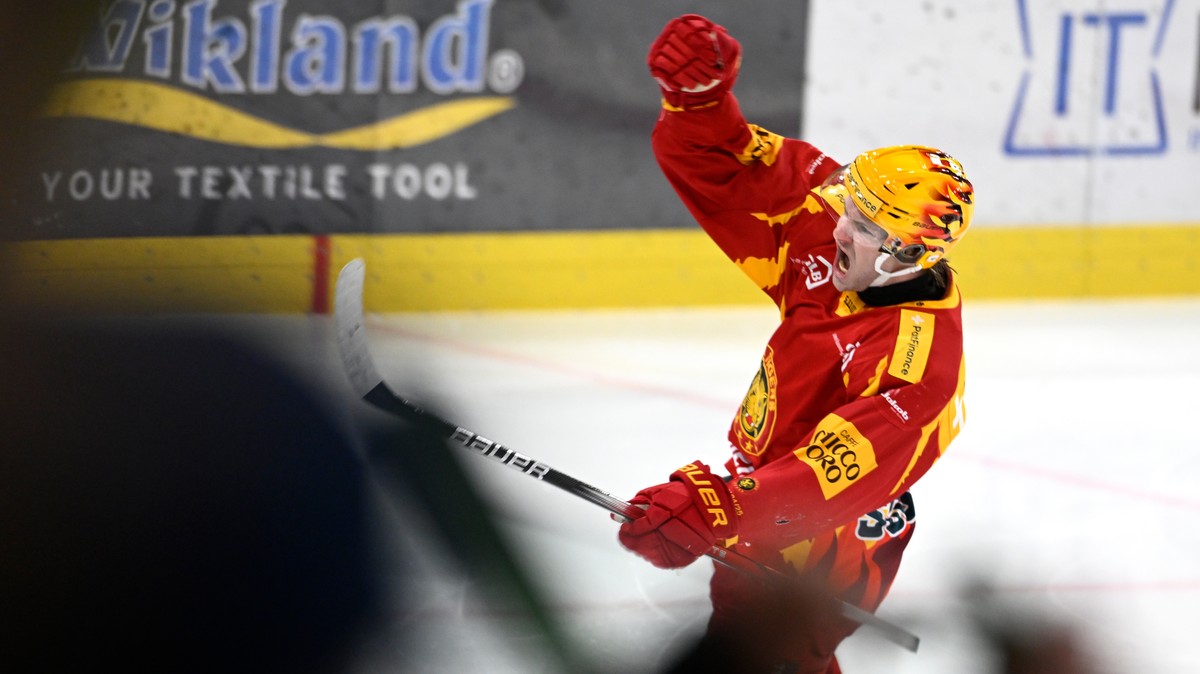 Tigers PostFinance Top Scorer Dario Rohrbach, jubelt beim 1:0 im vierten Eishockey Playoff Viertelfinalspiel der National League, zwischen den SCL Tigers und dem Lausanne HC, am Mittwoch 19. Maerz 202 ...