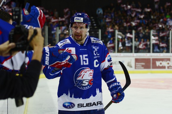 15.11.2015; Zuerich; Eishockey NLA ZSC Lions - EV Zug; Mathias Seger (ZSC)(Daniela Frutiger/Freshfocus)