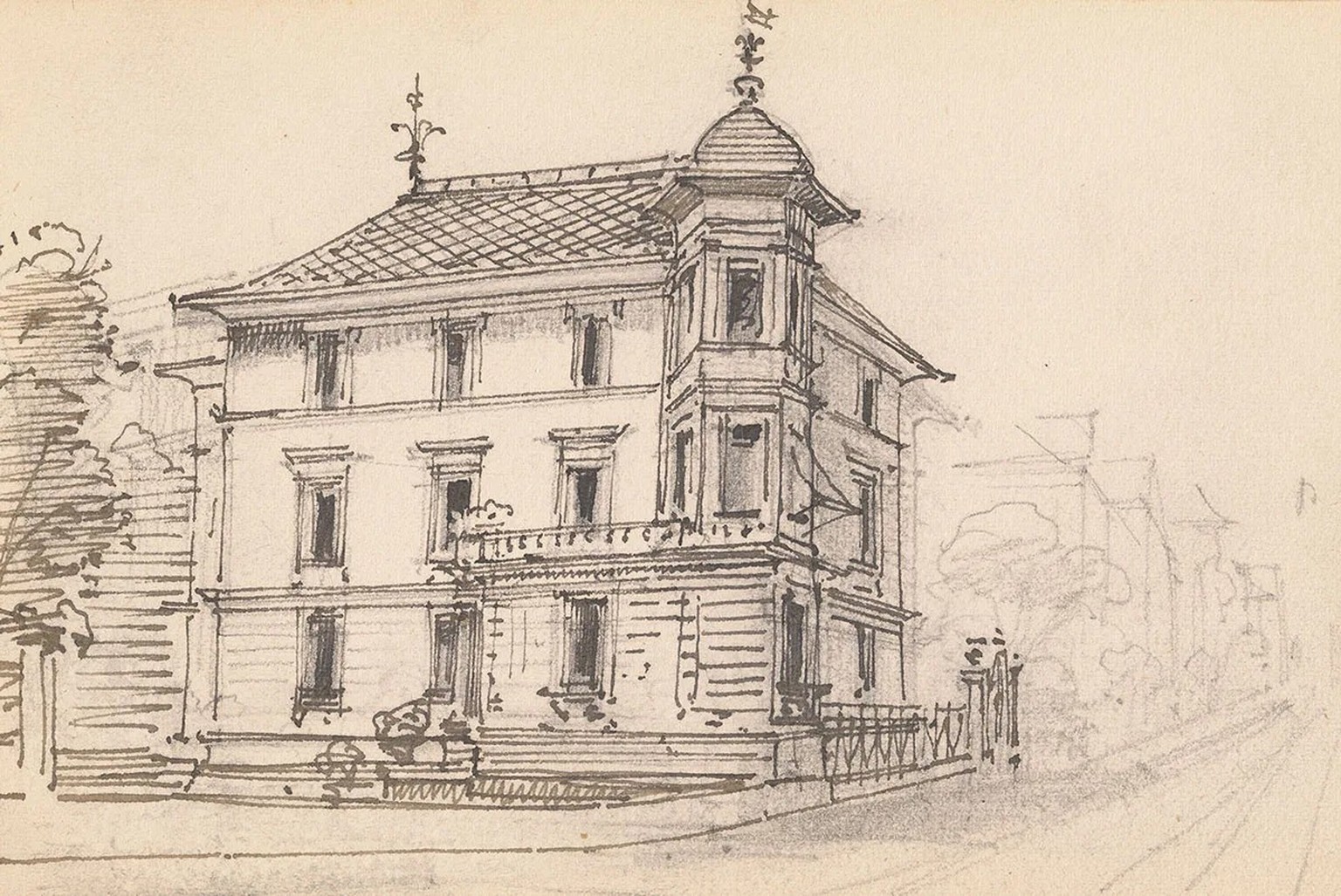 Der erste gemeinsame Wohnort von Gustav und Lydia Gull befand sich in Zürich-Riesbach. Gebaut hatte das Haus Gustavs Vater Gottlieb nach den Skizzen seines Sohnes.
https://archiv.gta.arch.ethz.ch/de/b ...