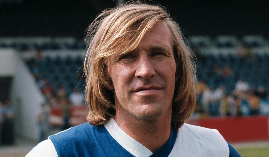 Günter Netzer 1977 in Diensten des GC Zürich.