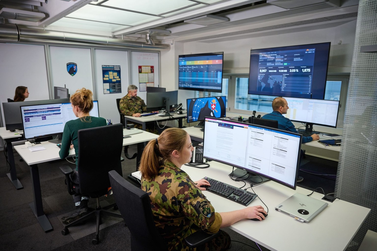 Kommando Cyber (Kdo Cy), Bildschirm, Cyber Defense, Verteidigung, Abwehr, Cyberabwehr, Cyberverteidigung