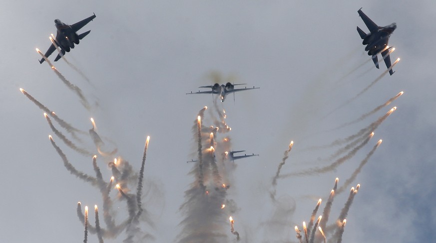 Die «Russian Knights» dürfen nicht an der AIR14 teilnehmen.