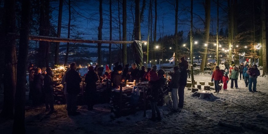 Winterwunderland Rauszeit Baar Lichterweg