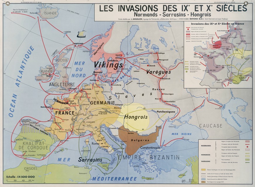 Sarazenen, Wikinger, Ungarn: Europa in der Zeit der Invasionen im 9. und 10. Jahrhundert.&nbsp;