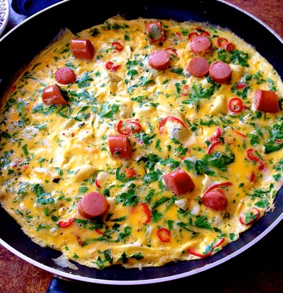 omelette wienerli baroni