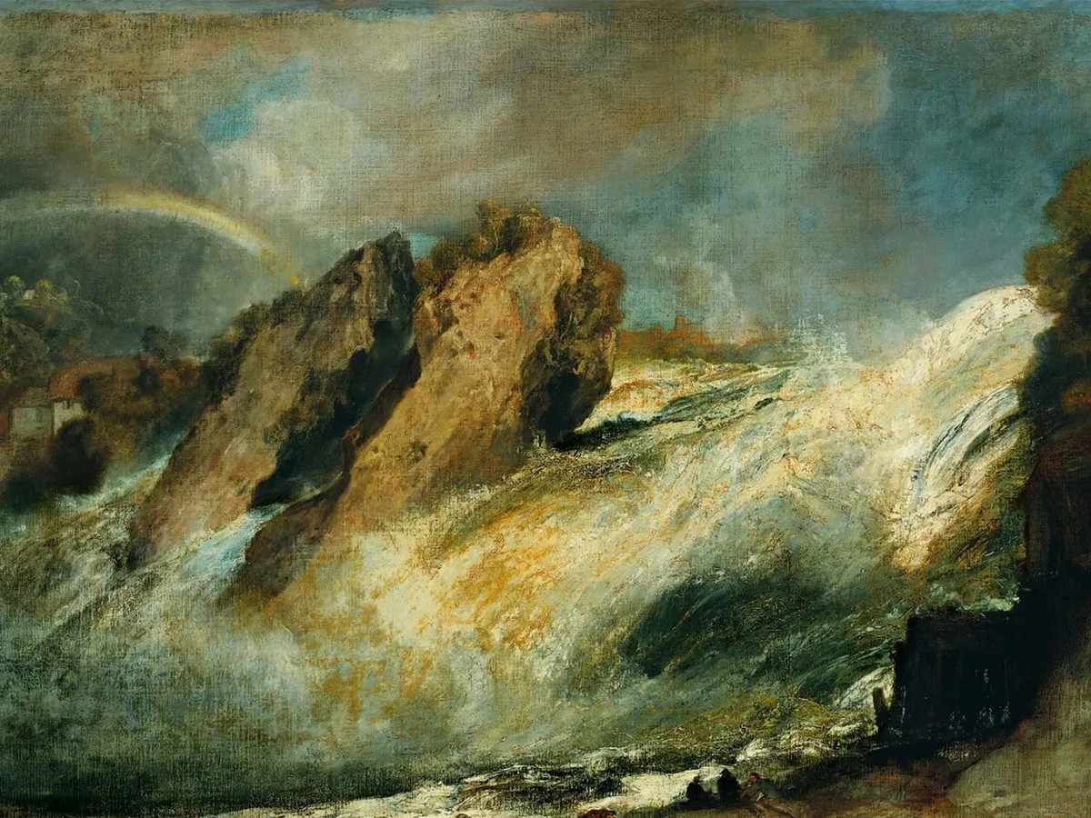 William Turner setzte den Rheinfall Anfang des 19. Jahrhunderts ins Zentrum eines berühmten Gemäldes.
https://commons.wikimedia.org/wiki/File:Joseph_Mallord_William_Turner_-_Fall_of_the_Rhine_at_Schaf ...