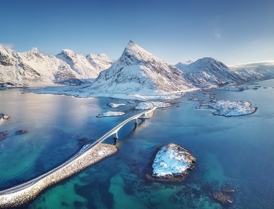 Spektakulärste Strassen der Welt Lofoten Norwegen