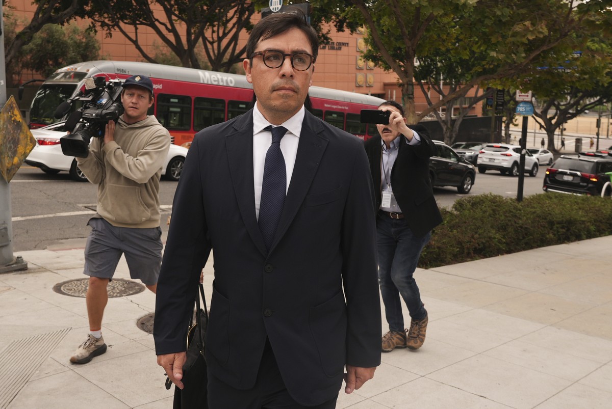 Dr. Salvador Plasencia leaves federal court on Wednesday, July 23, 2025 in Los Angeles, after pleading guilty to giving ketamine to Matthew Perry, leading up to the actor's 2023 overdose death. ( ...