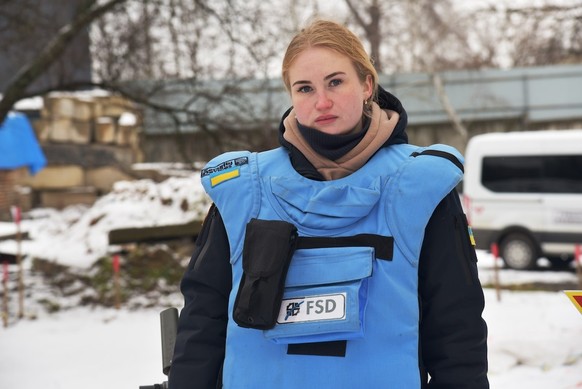 Ces démineurs ukrainiens travaillent avec la Fondation suisse de déminage.