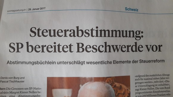 USR III, Drohnen, Marihuana: DarÃ¼ber schreibt die Sonntagspresse
Es ist wirklich kaum zu glauben !