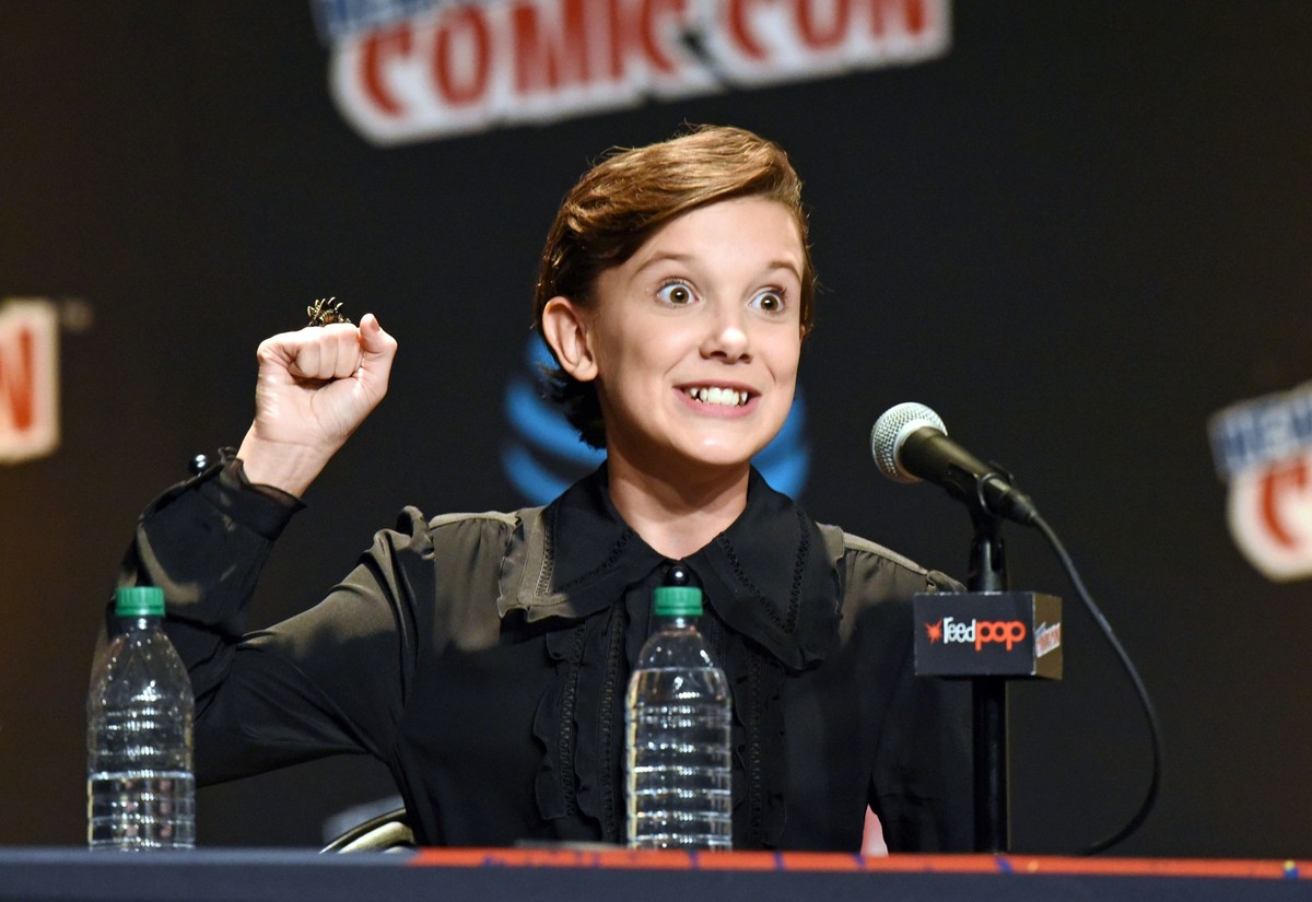 Millie Bobby Brown attends Stranger Things Season 5 - UK Special Screening at the Odeon Luxe Leicester Square in London, England. UK. Thursday 13th November 2025 Copyright: xJamesxWarrenx adzj8928