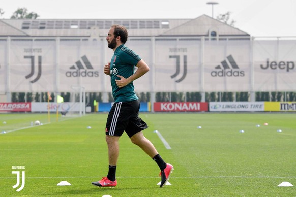 Higuain beim Training am 22. Mai.