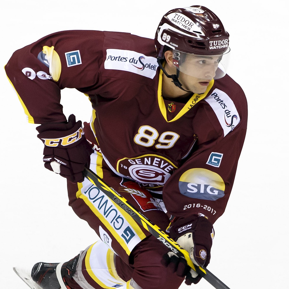 ALS VORSCHAU AUF DIE IIHF EISHOCKEY-WELTMEISTERSCHAFT 2017 IN PARIS UND KOELN VOM 5. BIS ZUM 21. MAI 2017 STELLEN WIR IHNEN FOLGENDES BILDMATERIAL ZUR VERFUEGUNG - Geneve-Servette's forward Cody  ...