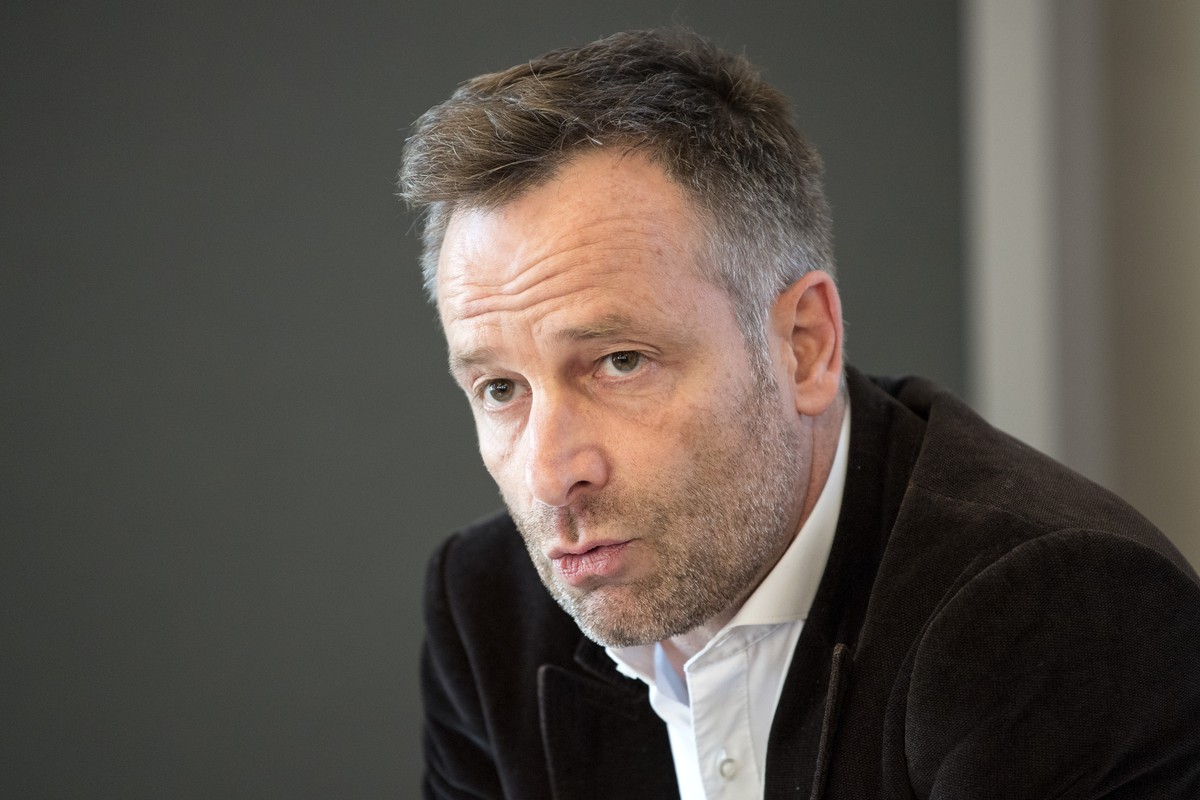 Markus Spillmann, Mitglied Arbeitsgruppe der Eidgenoessischen Medienkommission, EMEK, aeussert sich zum Positionspapier "Zukunft der Medien- und Kommunikationsordnung Schweiz", am Montag, 30 ...