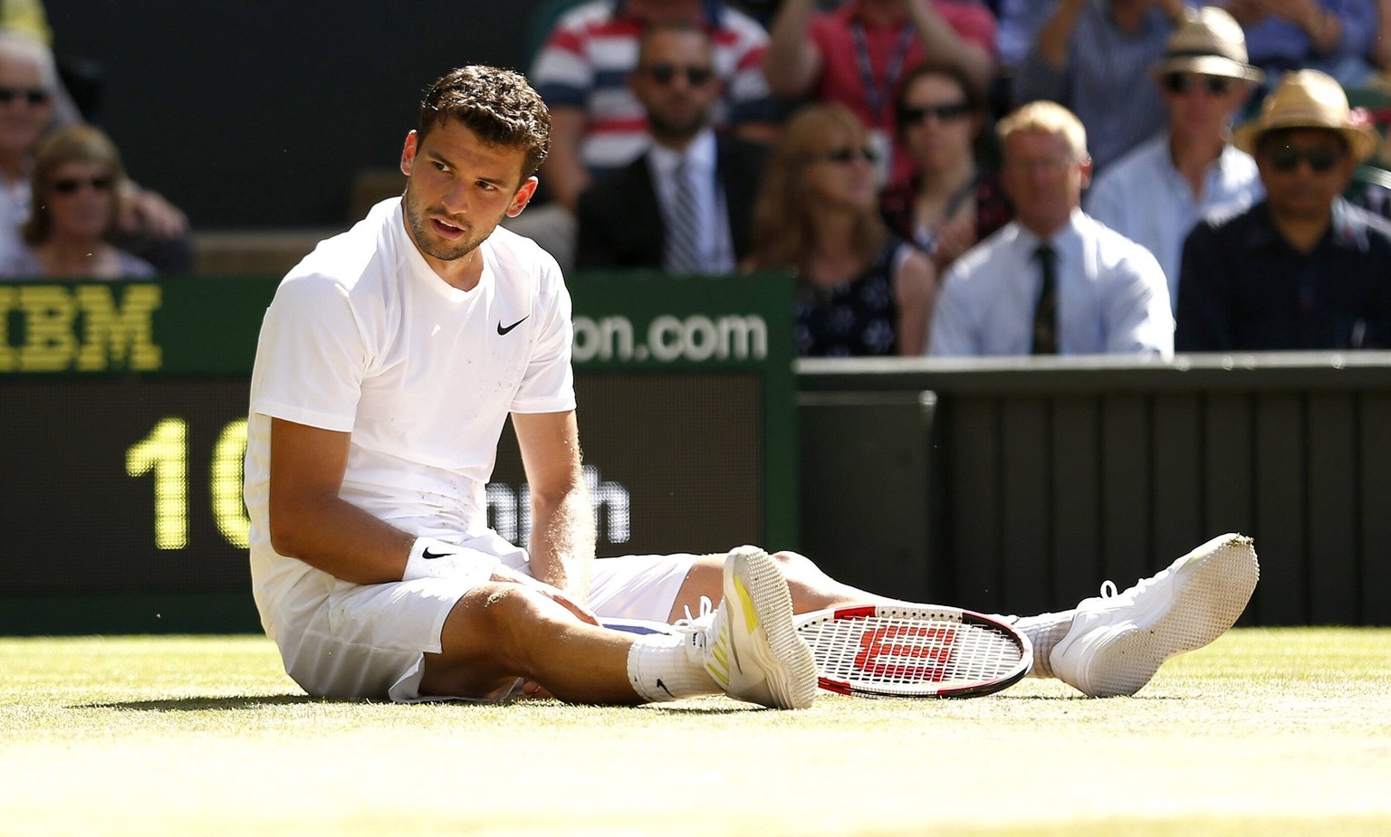 2014 erreichte Grigor Dimitrov in Wimbledon den Halbfinal.