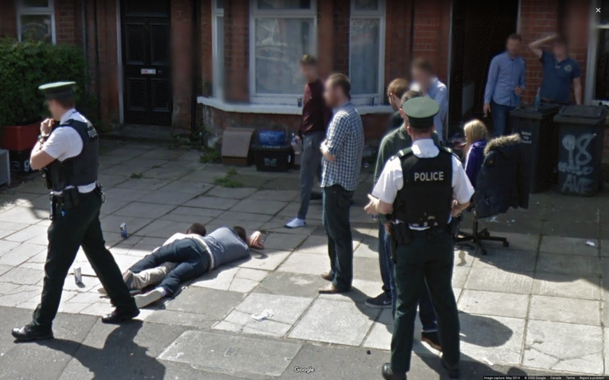 Weird shit on google street view 
https://9-eyes.com/