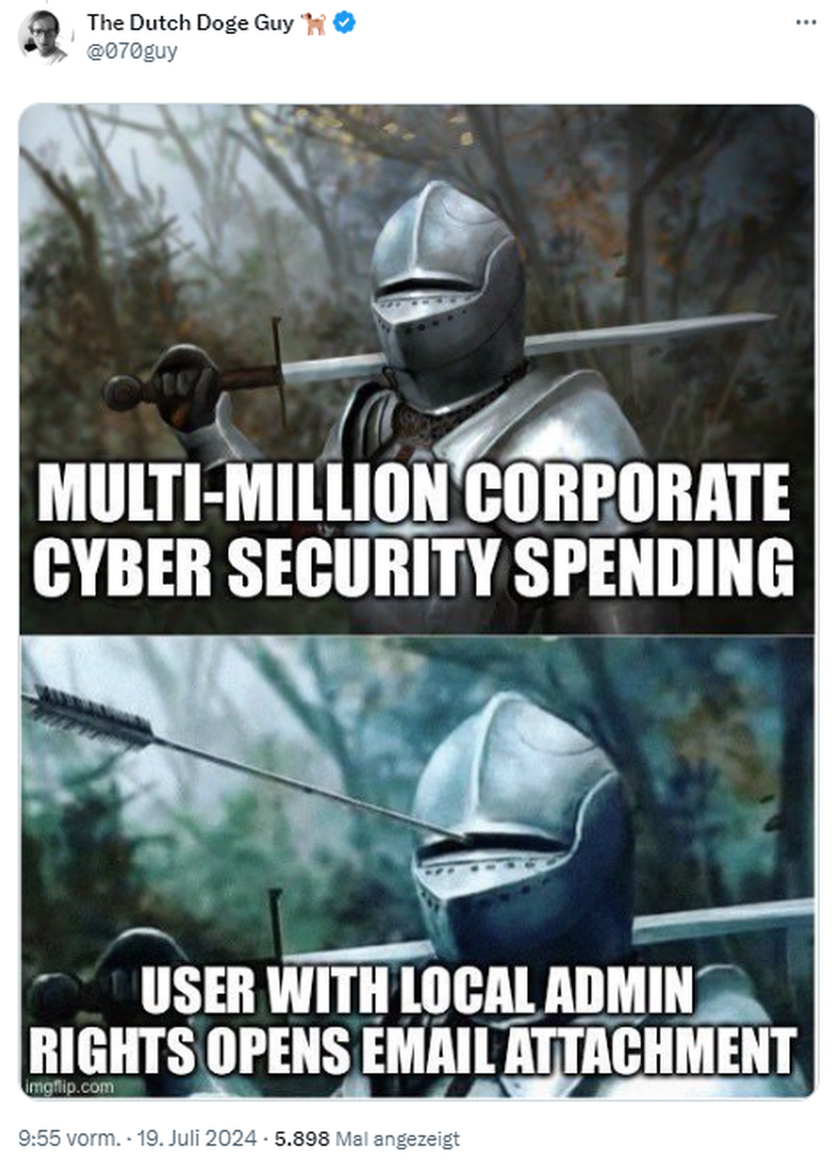 Lustige Tweets zur IT-Panne bei CrowdStrike