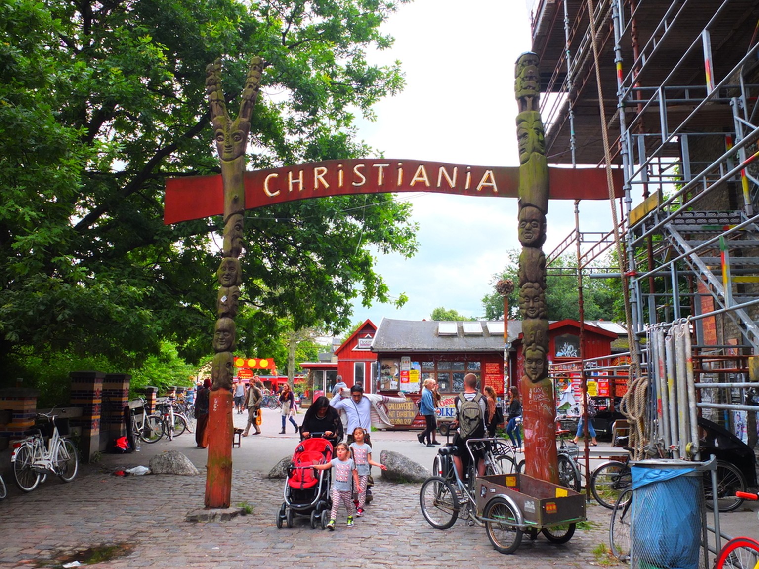 Die Freistadt Christiania in Kopenhagen ist der wohl berühmteste Mikrostaat.  