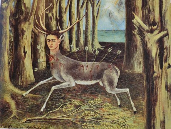 «Der verletzte Hirsch», 1946: Eine Metapher für Fridas verletzten Leib.