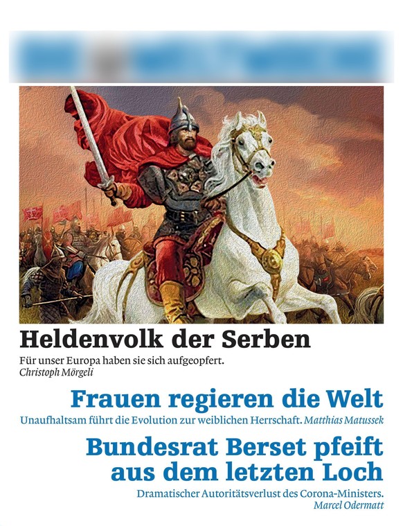 Â«Der Staat kniete niederÂ» â das sind die Reaktionen zum Djokovic-Urteil am Montag\nNun kÃ¶nnen also gewisse RevolverblÃ¤tter weiter an ihrer serbischen Heldenlegende spinnen.
Da haben also gewisse ...