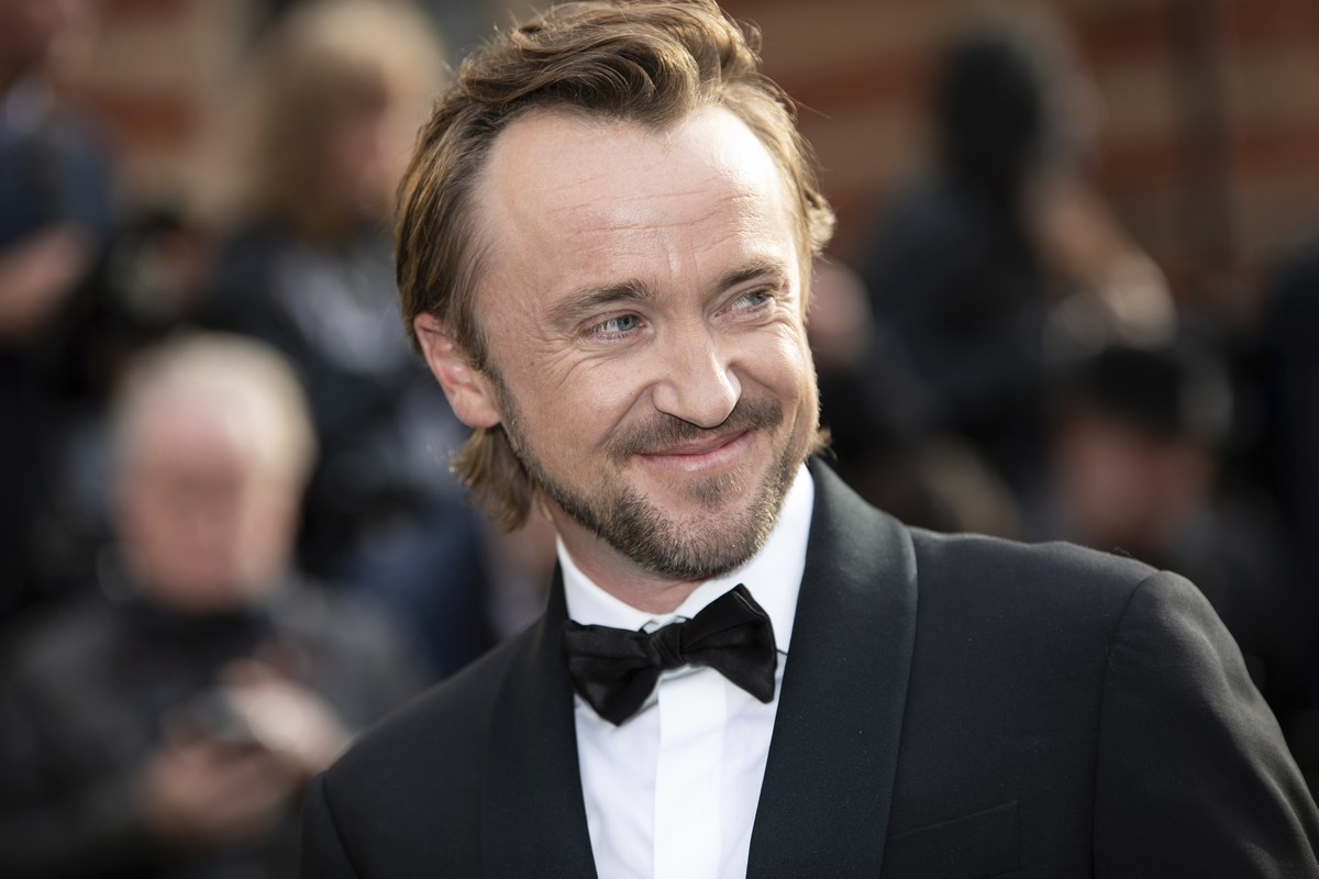 FILE - Tom Felton poses for photographers upon arrival at the Olivier Awards in London, Sunday, April 10, 2022. (Photo by Vianney Le Caer/Invision/AP, File)
Tom Felton