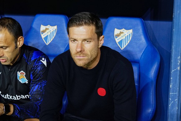 November 4, 2021, Malaga, Spain: Real Sociedad B Coach Xabi Alonso C seen during the La Liga Smartbank match between Malaga CF and Real Sociedad B at La Rosaleda Stadium, in Malaga. Malaga Spain - ZUM ...