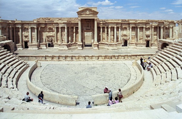 Das antike Theater in Palmyra.