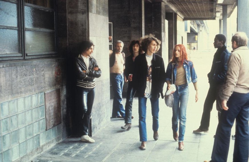 Right : German actress Natja Brunckhorst in the film Christiane F. __ We Children from Bahnhof Zoo, directed by Uli Edel, film, Germany, 1981 (Photo by Mondadori Portfolio\Mondadori via Getty Images)