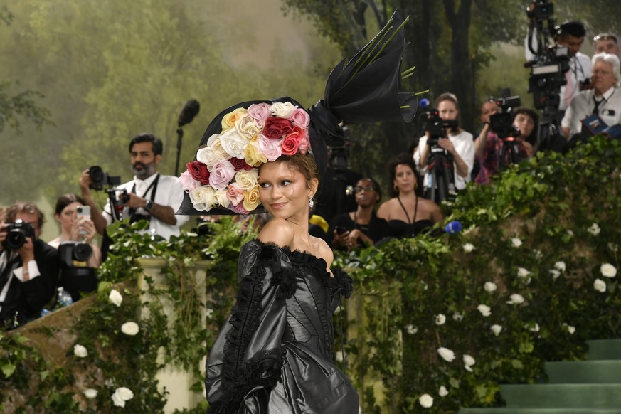 Zendaya attends The Metropolitan Museum of Art&#039;s Costume Institute benefit gala celebrating the opening of the &quot;Sleeping Beauties: Reawakening Fashion&quot; exhibition on Monday, May 6, 2024 ...