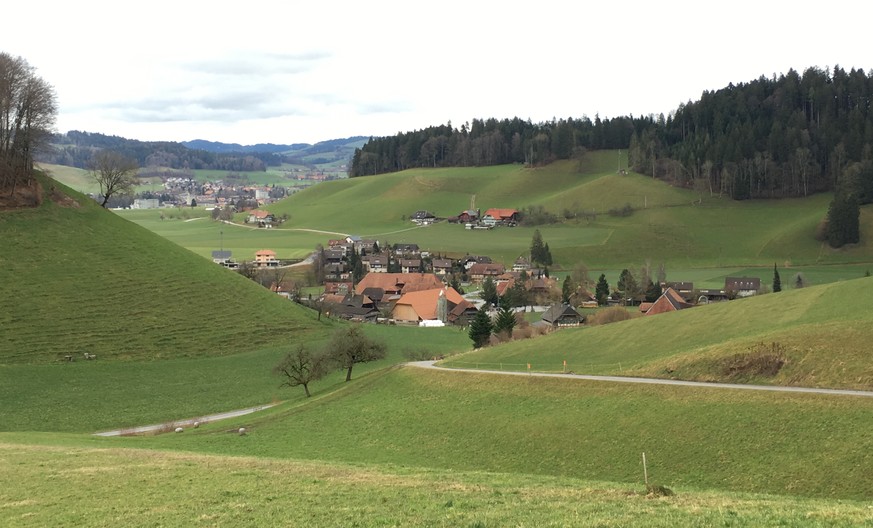 Blick auf Schafhausen.