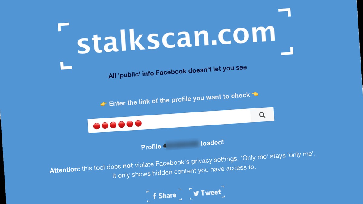«Stalkscan» – Online-Tool bringt Facebook-User ins Schwitzen