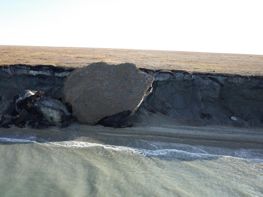Auftauender Permafrost-Boden auf Barter-Island, Alaska
https://www.usgs.gov