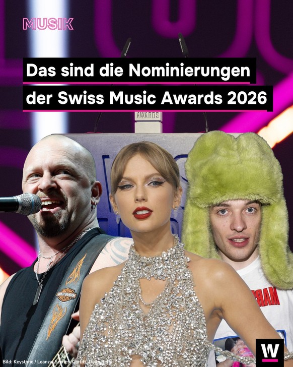 <p>Die Nominierungen der Swiss Music Awards 2026 stehen.</p>