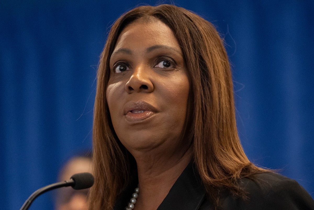 New York Attorney General Letitia James speaks during a press conference, Monday, Dec. 15, 2025, in New York. (AP Photo/Yuki Iwamura)
Letitia James