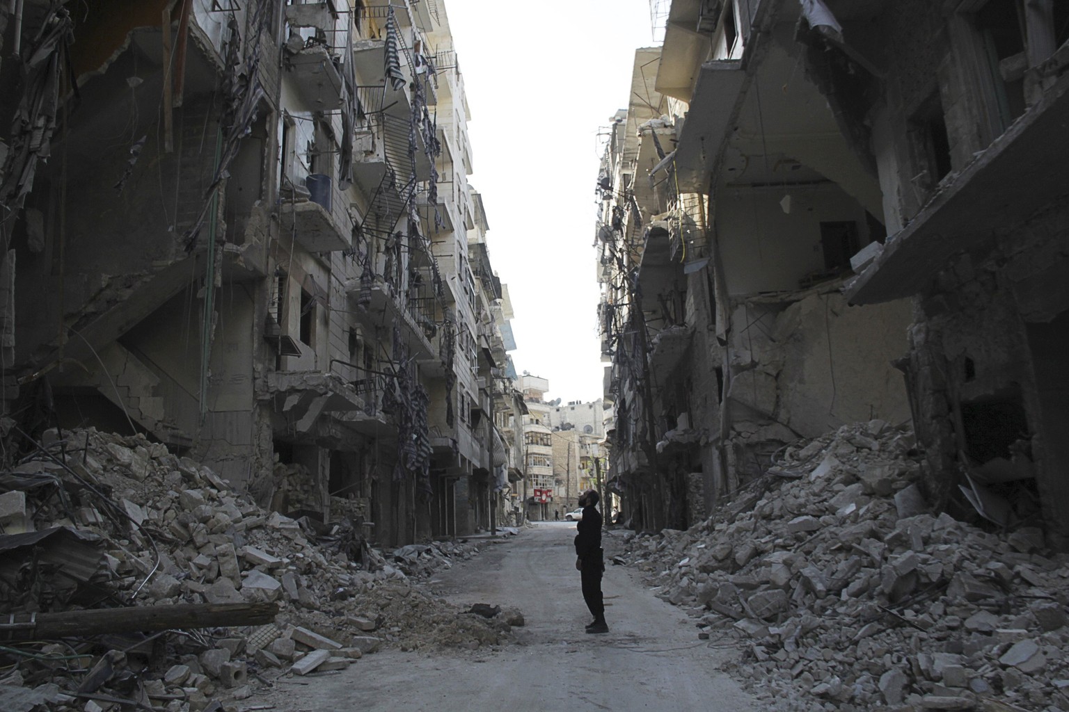Aleppo liegt in Schutt und Asche.