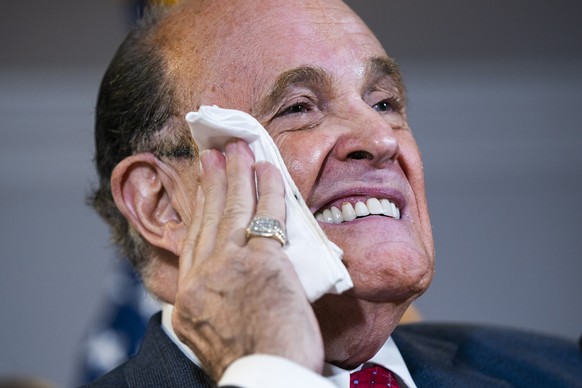 Könnte langsam ins Schwitzen kommen: Rudy Giuliani.