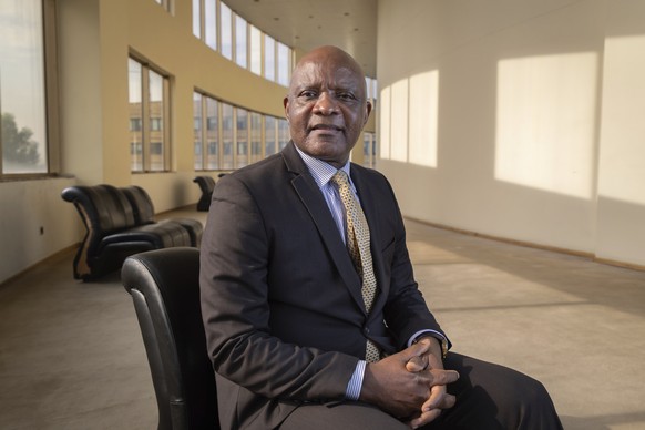 John Nkengasong, director of the Africa Centers for Disease Control and Prevention, poses for a portrait at the organization&#039;s headquarters in Addis Ababa, Ethiopia, Tuesday, Sept. 15, 2020. The  ...