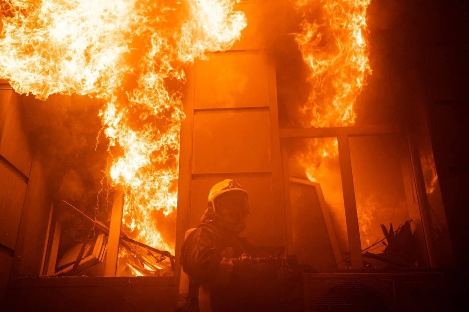 These photos show the consequences of Russian shelling in Odessa on the night of Thursday, July 20, 2023. Serhiy Kruk, the head of the state emergency service of Ukraine, said: A four-storey building was par ...