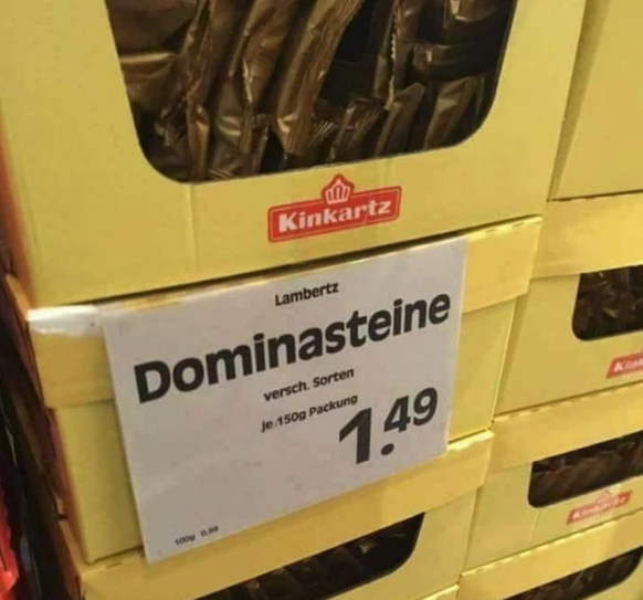 Fail: Dominosteine