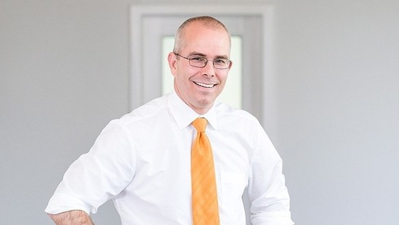 Markus Blocher, Verwaltungsratspräsident und CEO von Dottikon ES, am Hauptsitz der Firma in Dottikon (AG).