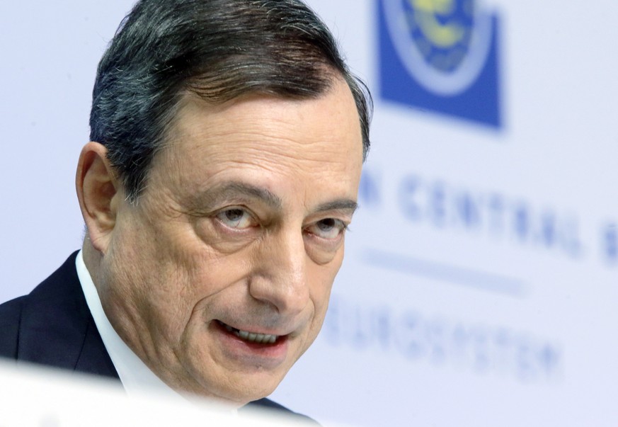 EZB-Chef Draghi: Politisches Symbol.