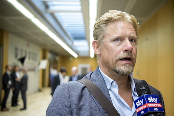 Peter Schmeichel, former soccer goalkeeper from Denmark, reacts before the 19th Elite Club Coaches Forum at the UEFA Headquarters in Nyon, Switzerland, Wednesday, August 30, 2017. (KEYSTONE/Jean-Chris ...