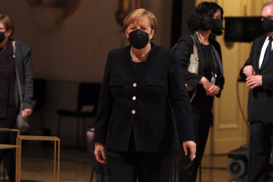 Die deutsche Bundeskanzlerin Angela Merkel wurde in der Corona-Pandemie zum Ziel von Corona-Verharmlosern und Rechtsextremen.