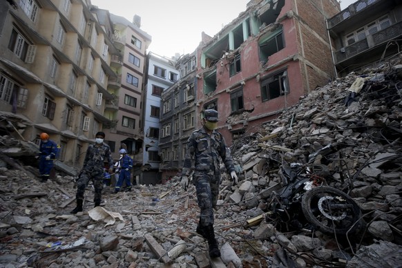 Grosse Teile Nepals liegen in Trümmern.