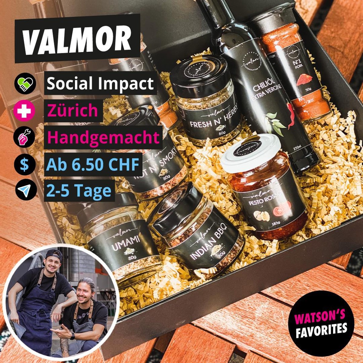 Die köstlichen Delikatessen von Valmor
